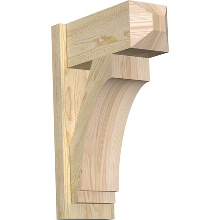 Ekena Millwork Imperial Rough Sawn Craftsman Outlooker, Douglas Fir, 8"W x 18"D x 26"H OUT08X18X26IMP04RDF